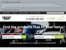 Tablet Screenshot of ldvpartsdirect.com